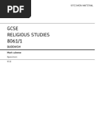 Gcse Religious Studies 8061/1: Buddhism