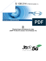 5G NR Physical Layer Procedures For Data (3GPP TS 38.214 Version 16.3.0 Release 16)