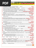 EDU301 General Methods of Teaching (Grand Quiz) (MCQs 62 )