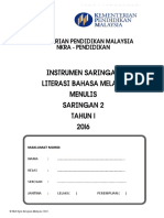 Instrumen Literasi Menulis Saringan 2 Tahun 1 2016