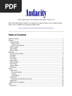 Audacity Manual