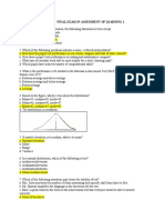 Assessment of Learning