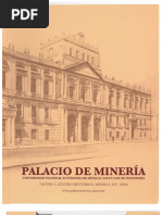 Palacio de Mineria - Folleto