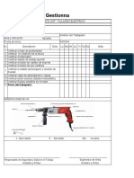 Check List PT-A Taladro Electrico Gestionna