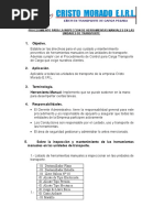 Procedimiento Inspeccion Herramientas