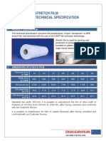 Stretch Film Technical Specification: 1 Product Description