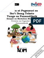 Pagbasa at Pagsusuri - Module 3