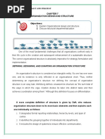 Chapter 7 Organization Design and Structure