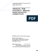 Manual FOR Highway Bridge Maintenance Inspection: Lndian S Esial 18