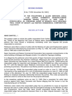 Petitioner vs. vs. Respondents: Second Division