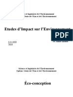 Méthodologie Des Études D'impact Sur L'environnement Étudiant Final