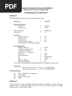 Problem Sheet # 5 (Turbofan)