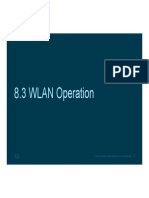 8.3 WLAN Operation