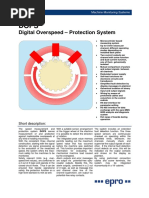 Digital Overspeed - Protection System: Short Description