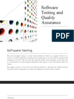 Software Testing and Quality Assurance