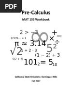 Precalc Matt Jones Calstatedominguezhills Workbookcomplete f2017