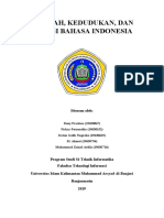 Sejarah, Kedudukan, Dan Fungsi Bahasa Indonesia