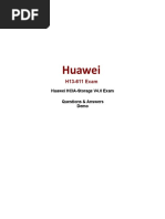 Huawei: H13-611 Exam