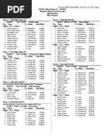 Blue Division Heat Sheets