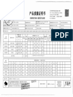 Certificado Plancha 50mm