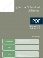 Corning Inc.: A Network of Alliances: Presented By: Kriti Agarwal Roll No.: 201