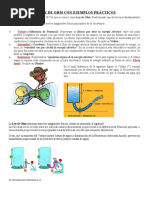 La Ley de Ohm Con Ejemplos