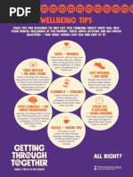 GTT Wellbeing Tips A4poster