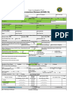 Coronavirus Disease (COVID-19) : Case Investigation Form