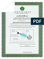 Master Sertifikat Arah Kiblat