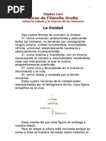 La Unidad, Eliphas Levi, Curso de Filosofía Oculta