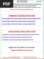 Current Affairs Weekly PDF - October 2020 1st Week (1-8) by AffairsCloud