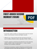 5.0 First-Order Second Moment (Fosm)