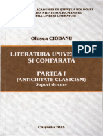 Suport de Curs Literatura Universală I