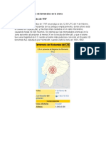 Descripción y Análisis de Terremotos en La Sierra