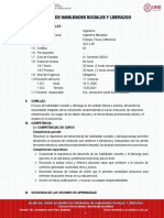 Silabo-Habilidades Sociales y Liderazgo - 2020 - II