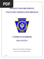 Firefighter I Candidate Handbook