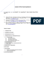 Environmental Assessment of Bio-Based Polymers and Natural Fibres