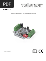 Tb6560 3A Stepper Motor Driver Board: User Manual