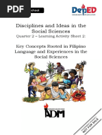 Disciplines and Ideas in The Social Sciences