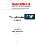 Vlsi Lab Manual 17ecl77 2020 Sait