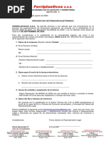 Carta Implementacion de Facturacion Electronica