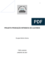 Projeto Piscicultura Produção de Alevino e Juvenis