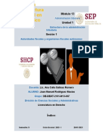Módulo 13 Unidad 1: Estructura de La Administración Tributaria
