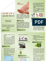 Leaflet Gout Arthritis