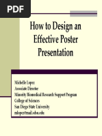 Effective Poster Presentations 7-15-08