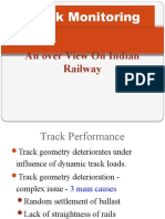 Track Monitoring: An Over View On Indian Railway