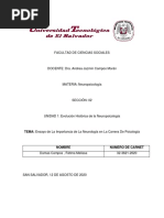 Ensayo Importancia de La Neurología en La Carrera de Psicología