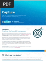 Capture: Shape Your Problem and Audience Needs, Before You Shape and Test Out Your Digital Learning Solution