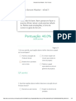 Simulado Scrum Master - Nível 1 Survey