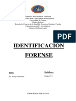 Identificación Forense I-2016.